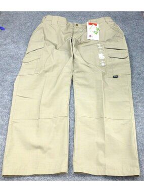 Tru Spec 24/7‎ Pants Womens 20 Khaki Tactical Ripstop Teflon Water Repellent